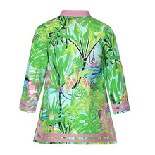Load image into Gallery viewer, Jungle Island Long Sleeve Cabana Cover-Up