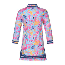 Load image into Gallery viewer, Flock Party Long Sleeve Cabana Cover-UP