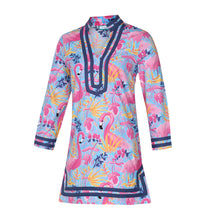 Load image into Gallery viewer, Flock Party Long Sleeve Cabana Cover-UP