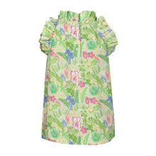 Load image into Gallery viewer, Amaz-ON Jungle Chaney Sleeveless Ruffle Top