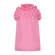 Load image into Gallery viewer, Pink Cosmos Chaney Ruffle Top
