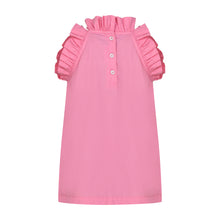 Load image into Gallery viewer, Pink Cosmos Chaney Ruffle Top