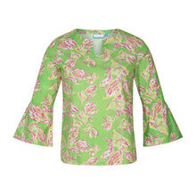 Load image into Gallery viewer, Playing Koi Savannah Ruffle Sleeve Top