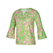 Load image into Gallery viewer, Playing Koi Savannah Ruffle Sleeve Top