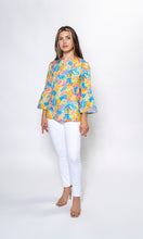Load image into Gallery viewer, Off Tropic Savannah Ruffle Sleeve Top
